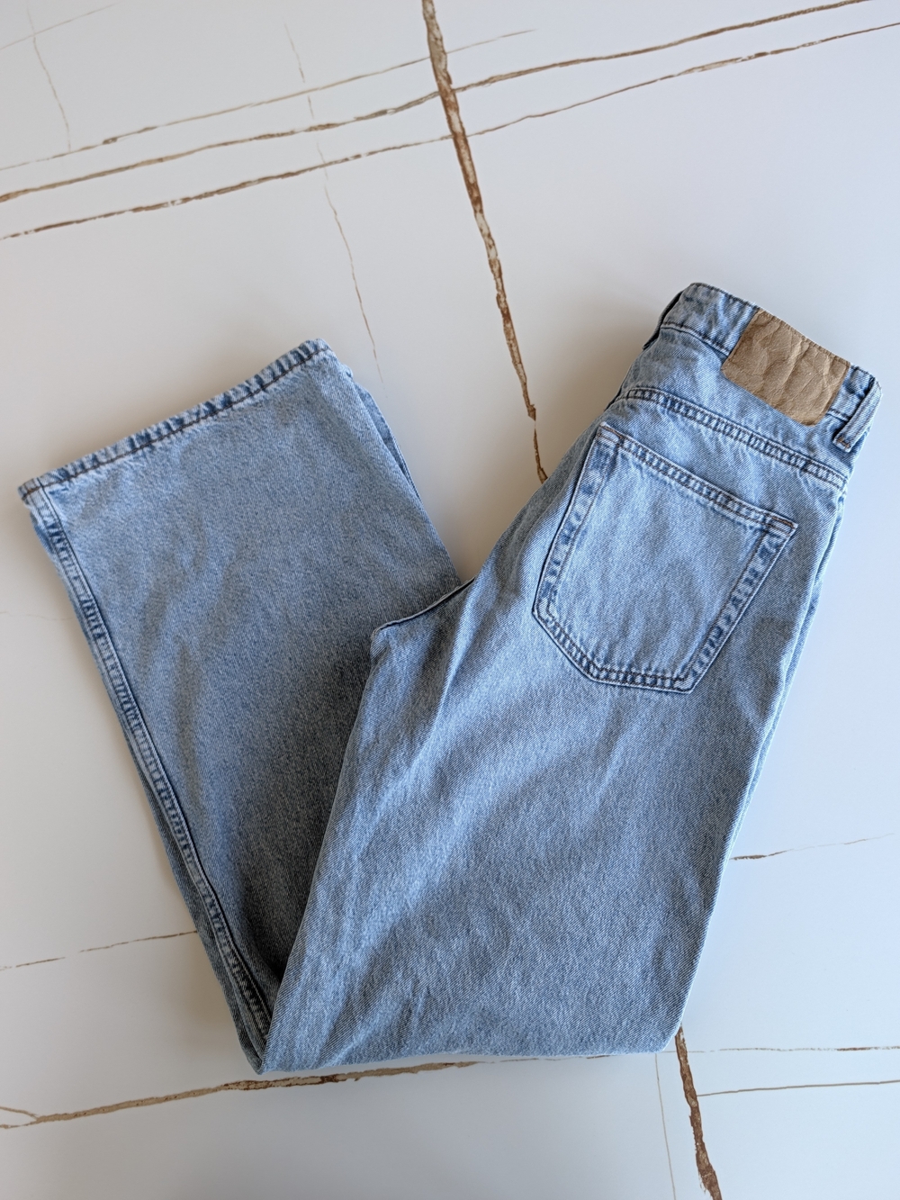 H&M Light Blue Straight-Leg Women's Jeans